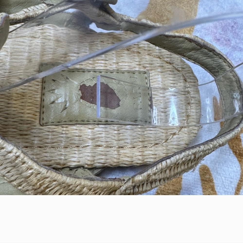 Farm Rio Synthetic Raffia Zigzag Sandals - Picture 7 of 11
